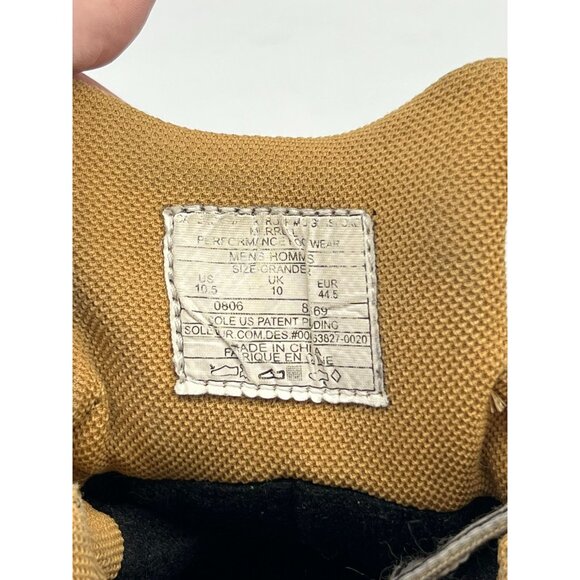 Merrell Continuum Men Hiking Boots Vibram Cadence Sz 10.5 Brown Black Waterproof - Picture 8 of 8